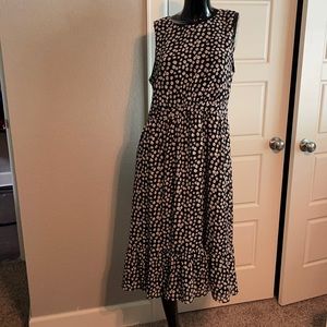 J Crew Sleeveless Dress Gathered Waist 10 NWT